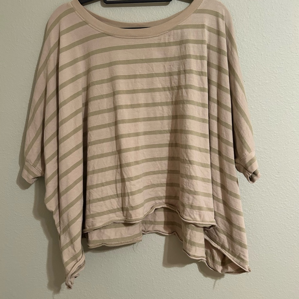 By Together Tan Striped Top